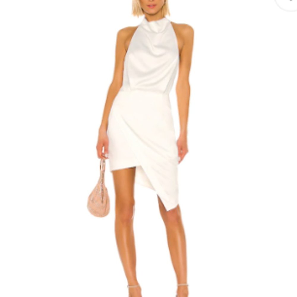 Elliatt Camo Dress White